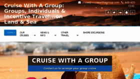 What Cruisewithagroup.com website looked like in 2018 (5 years ago)