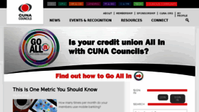 What Cunacfocouncil.org website looked like in 2018 (5 years ago)