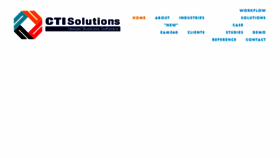 What Ctisolutionsinc.com website looked like in 2018 (5 years ago)