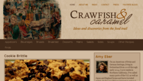 What Crawfishandcaramel.com website looked like in 2018 (5 years ago)