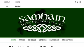 What Celticfestival.info website looked like in 2018 (7 years ago)