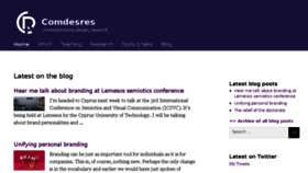 What Comdesres.com website looked like in 2018 (5 years ago)