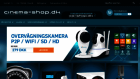 What Cinema-shop.dk website looked like in 2018 (5 years ago)