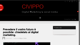 What Civippo.it website looked like in 2018 (5 years ago)