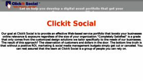 What Clickitsocial.com website looked like in 2018 (5 years ago)