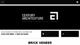 What Centuryarchitexture.com website looked like in 2018 (5 years ago)