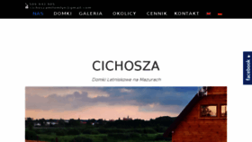 What Cichoszamilomlyn.pl website looked like in 2018 (5 years ago)