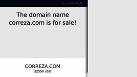 What Correza.com website looked like in 2018 (5 years ago)