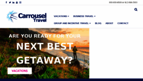 What Carrouseltravel.com website looked like in 2018 (5 years ago)