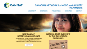 What Canmat.org website looked like in 2018 (5 years ago)