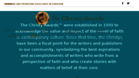 What Christyawards.com website looked like in 2018 (5 years ago)