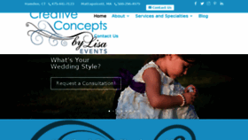 What Creativeconceptsbylisact.com website looked like in 2018 (5 years ago)