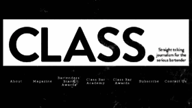 What Classbarmag.co.uk website looked like in 2018 (5 years ago)