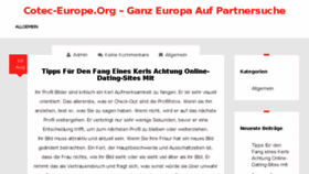 What Cotec-europe.org website looked like in 2018 (5 years ago)