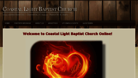 What Coastallightbaptist.com website looked like in 2018 (5 years ago)