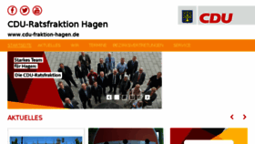 What Cdu-fraktion-hagen.de website looked like in 2018 (5 years ago)