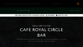 What Caferoyaledinburgh.co.uk website looked like in 2018 (5 years ago)