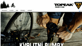 What Cyklo-topeak.cz website looked like in 2018 (5 years ago)