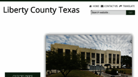 What Co.liberty.tx.us website looked like in 2018 (5 years ago)