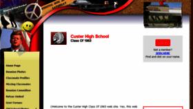 What Custer63.com website looked like in 2018 (5 years ago)