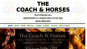 What Coachandhorsesinn.co.uk website looked like in 2018 (5 years ago)
