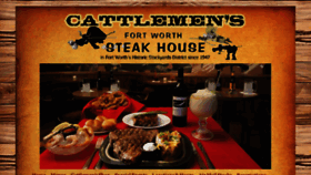 What Cattlemenssteakhouse.com website looked like in 2018 (5 years ago)