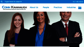 What Connkavanaugh.com website looked like in 2018 (5 years ago)