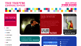 What Chippingnortontheatre.com website looked like in 2018 (5 years ago)