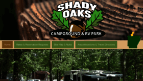 What Camptheoaks.com website looked like in 2018 (5 years ago)