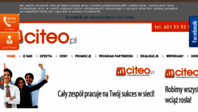 What Citeo.pl website looked like in 2018 (5 years ago)