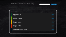 What Copacommission.org website looked like in 2018 (5 years ago)