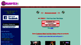 What Cdadapter.com website looked like in 2018 (5 years ago)