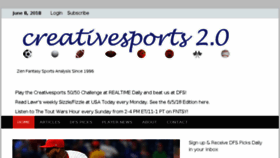 What Creativesports.com website looked like in 2018 (5 years ago)