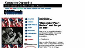 What Comdsd.org website looked like in 2018 (5 years ago)