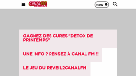 What Canalfm.fr website looked like in 2018 (5 years ago)