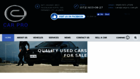 What Carpro.com.ph website looked like in 2018 (5 years ago)