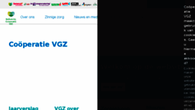 What Cooperatievgz.nl website looked like in 2018 (7 years ago)