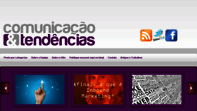 What Comunicacaoetendencias.com.br website looked like in 2018 (5 years ago)