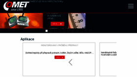 What Cometsystem.cz website looked like in 2018 (5 years ago)
