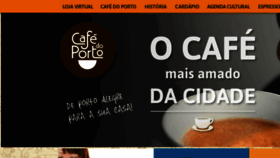 What Cafedoporto.com.br website looked like in 2018 (5 years ago)