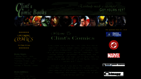 What Clintscomics.com website looked like in 2018 (5 years ago)