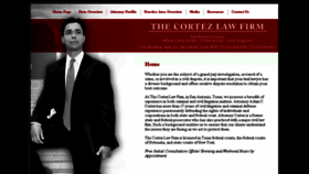 What Cortezlawfirm.com website looked like in 2018 (5 years ago)