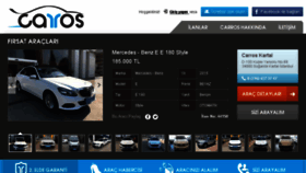 What Carros.com.tr website looked like in 2018 (5 years ago)