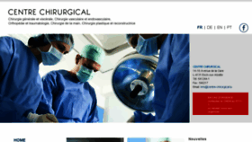 What Centre-chirurgical.lu website looked like in 2018 (5 years ago)