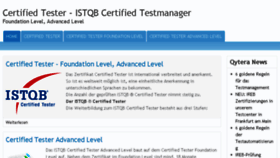 What Certified-tester.info website looked like in 2018 (5 years ago)