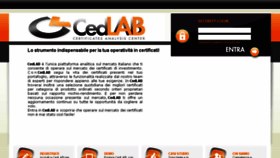 What Cedlab.it website looked like in 2018 (5 years ago)
