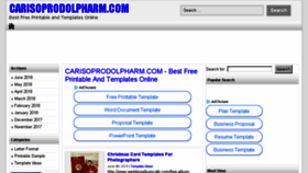 What Carisoprodolpharm.com website looked like in 2018 (5 years ago)