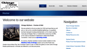 What Chicagoskyliners.org website looked like in 2018 (5 years ago)