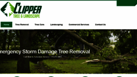 What Clippertreeservice.com website looked like in 2018 (5 years ago)