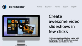 What Cofeshow.com website looked like in 2018 (5 years ago)